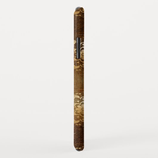 金ゴールドエレガントと黒箔インディアン曼荼羅 Case-Mate iPhoneケース (裏面/右)