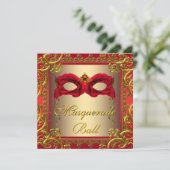 金ゴールドエレガントとRed Masqueradeパーティー 招待状 (スタンド正面)