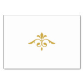 金ゴールドエレガントのフィリ結婚グリー テーブルナンバー (裏面)