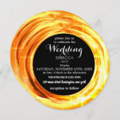 金ゴールドエレガントの招待 招待状 (正面/裏面)