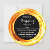 金ゴールドエレガントの招待 招待状 (正面)