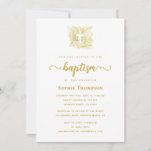 金ゴールドエレガントは白十字宗教バプテスマを行う