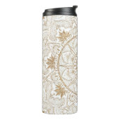 金ゴールドエレガントアイサンムーンマンダラホワイト タンブラー (回転左)