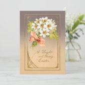 金ゴールドエレガントアールヌーボーイースターフローラ シーズンカード (スタンド正面)