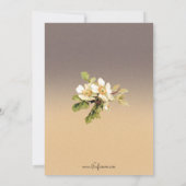 金ゴールドエレガントアールヌーボーイースターフローラ シーズンカード (裏面)