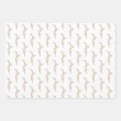 金ゴールドエレガントイースターの品揃え ラッピングペーパーシート (正面2)