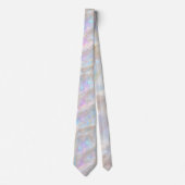 金ゴールドエレガントオパールジェムストーンパターンシック ネクタイ (正面)