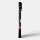 金ゴールドエレガントオンダーク星雲フローラヘナマンダラ Case-Mate iPhoneケース (裏面 / 右)