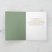 金ゴールドエレガントオーナメント卒業2写真 カード (内部)