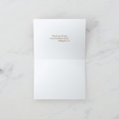 金ゴールドエレガントカトリック十字架ポイントセッティアホリデイ シーズンカード (内部)