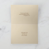 金ゴールドエレガントカトリック受難 シーズンカード (内部)