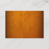 金ゴールドエレガントキャンドル会社V4名刺 名刺 (裏面)