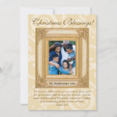 金ゴールドエレガントキリスト教聖書論文写真 シーズンカード