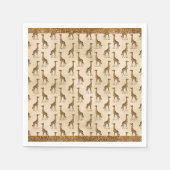 金ゴールドエレガントキリングリッターグラムラグジュアリー スタンダードカクテルナプキン (正面)