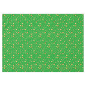 金ゴールドエレガントクリスマスパターン テーブルクロス (正面(横))