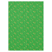 金ゴールドエレガントクリスマスパターン テーブルクロス (正面)