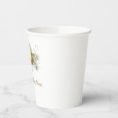 金ゴールドエレガントクリスマス装飾パーティー 紙コップ (左)