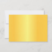 金ゴールドエレガントクロスガールズファースト聖餐式 サンキューカード (裏面)