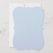 金ゴールドエレガントクロスブルーダマスク男の赤ちゃんバプテスマ 招待状 (裏面)