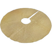 金ゴールドエレガントグリッターのクリスマスツリースカート ブラッシュドポリエステルツリースカート (アングル)