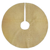 金ゴールドエレガントグリッターのクリスマスツリースカート ブラッシュドポリエステルツリースカート (正面)