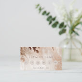 金ゴールドエレガントグリッターアガートマーブル6パンチロイヤリティ 名刺 (スタンド正面)