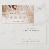 金ゴールドエレガントグリッターアガートマーブル6パンチロイヤリティ 名刺 (正面/裏面)