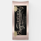 金ゴールドエレガントグリッターグラッドキャップバラ金ゴールド 横断幕 (縦)