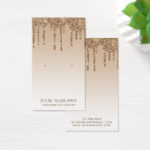 金ゴールドエレガントグリッタードリップスイヤーリングジュエリー (デスク)