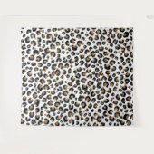 金ゴールドエレガントグリッターヒョウ柄 タペストリー (正面(横))