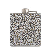 金ゴールドエレガントグリッターヒョウ柄 フラスク (裏面)