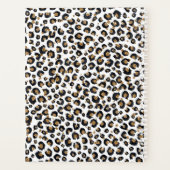 金ゴールドエレガントグリッターヒョウ柄 プランナー手帳 (裏面)