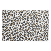 金ゴールドエレガントグリッターヒョウ柄 枕カバー (裏面)