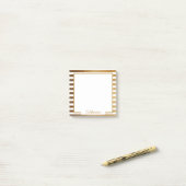 金ゴールドエレガントグリッターピンスリペシックトレンディー ポストイット (デスク上)