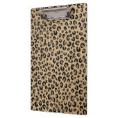 金ゴールドエレガントグリッターブラックレオパード印刷 クリップボード (左)