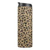 金ゴールドエレガントグリッターブラックレオパード印刷 タンブラー (回転右)