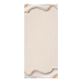 金ゴールドエレガントグリッターマーブルアゲテモダンシック ラックカード (裏面)