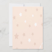 金ゴールドエレガントグリッターユニコーンスター誕生日 招待状 (裏面)