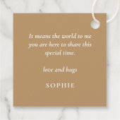 金ゴールドエレガントグリッター名21ありがとう フェイバータグ (裏面)