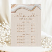 金ゴールドエレガントグリッター大理石瑪瑙サービス価格 メニュー