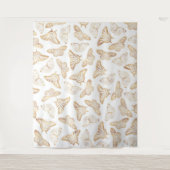 金ゴールドエレガントグリッター タペストリー (正面)