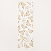 金ゴールドエレガントグリッター ヨガマット (正面)