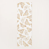 金ゴールドエレガントグリッター ヨガマット (裏面)