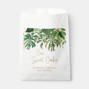 金ゴールドエレガントグリーンリー熱帯モダン卒業 フェイバーバッグ