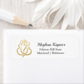 金ゴールドエレガントゲネシュ/インディアン神 ラベル (インサイチュ)