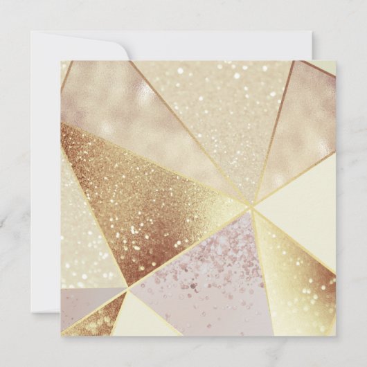 金ゴールドエレガントシャンパンフローラキンセアニラ 招待状 (裏面)