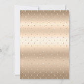 金ゴールドエレガントシャンパン離婚パーティー 招待状 (裏面)