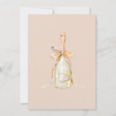 金ゴールドエレガントシャンパン30th Birthday 招待状 (裏面)