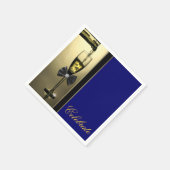 金ゴールドエレガントシャンパン スタンダードカクテルナプキン (角)