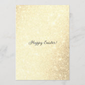 金ゴールドエレガントシンプルイースターエッグブランチ メニュー (裏面)